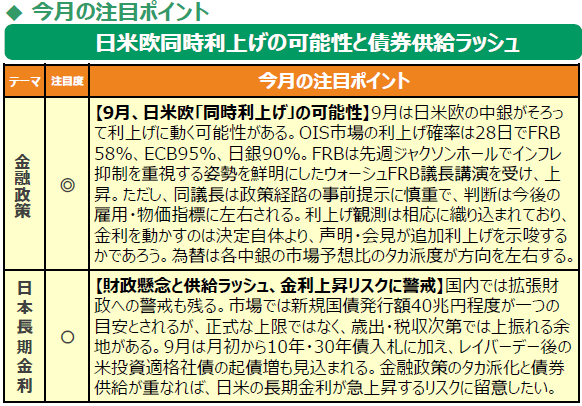 日米欧同時利上げの可能性と債券供給ラッシュ